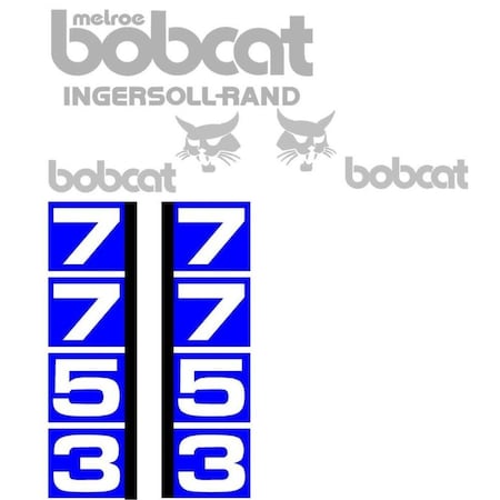 Aftermarket Decal Set BOBCAT7753#DECALSET
